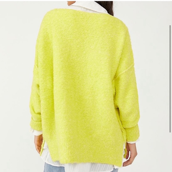 NWOT Free People Moira Slouchy Tunic Sweater - Picture 3 of 4